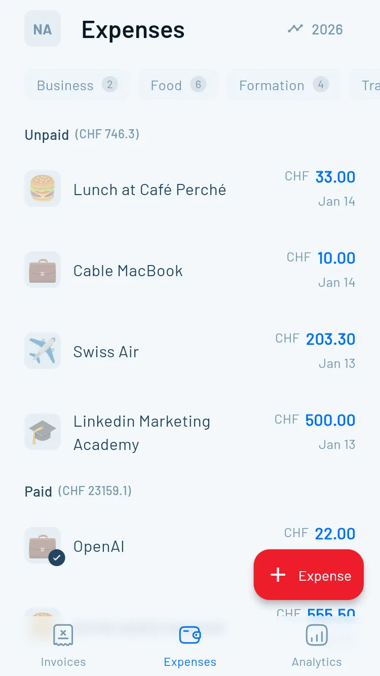 Magic Heidi AI Expense Scanning